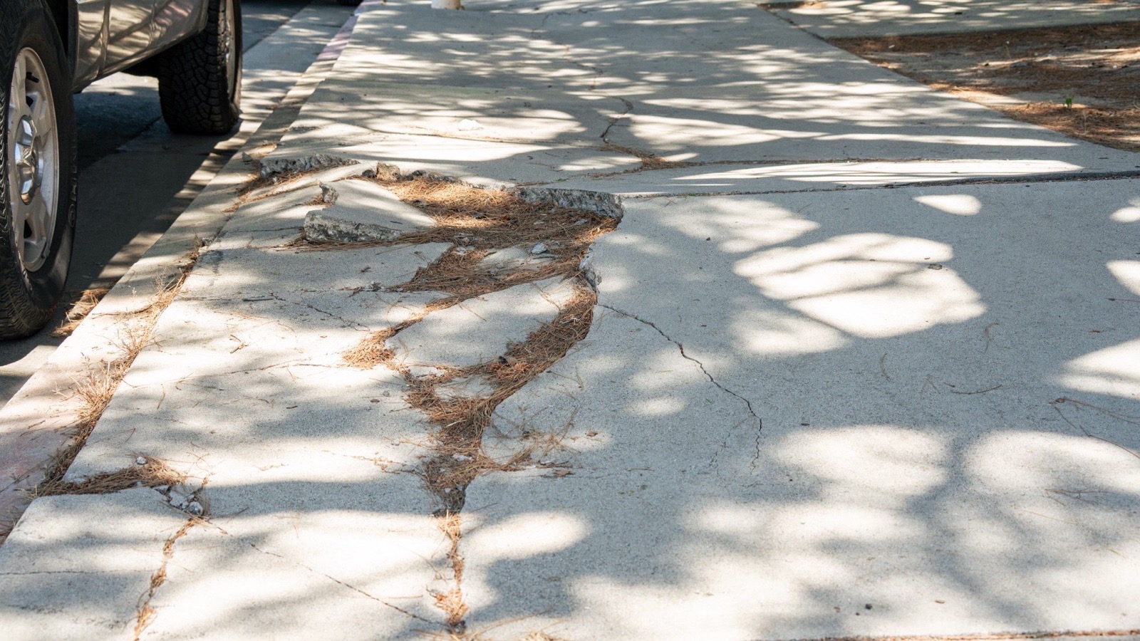 Residential concrete repair example